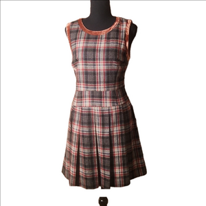 Alterd State wool blend plaid dress, size Large
